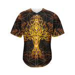 Yggdrasil Tree Of Life Print Men's Baseball Jersey