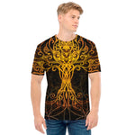 Yggdrasil Tree Of Life Print Men's T-Shirt