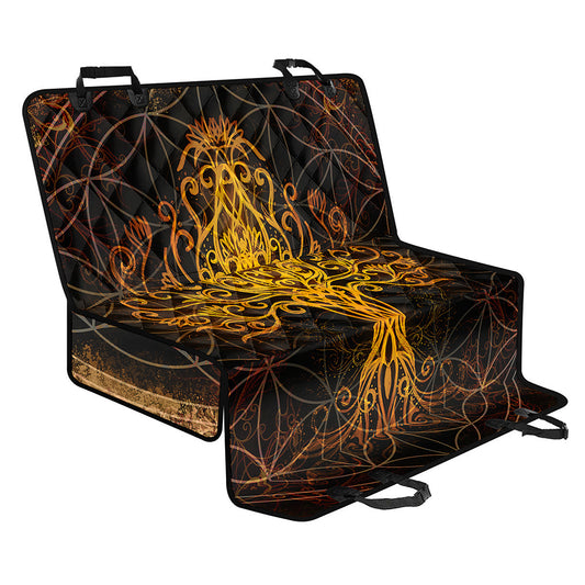 Yggdrasil Tree Of Life Print Pet Car Back Seat Cover