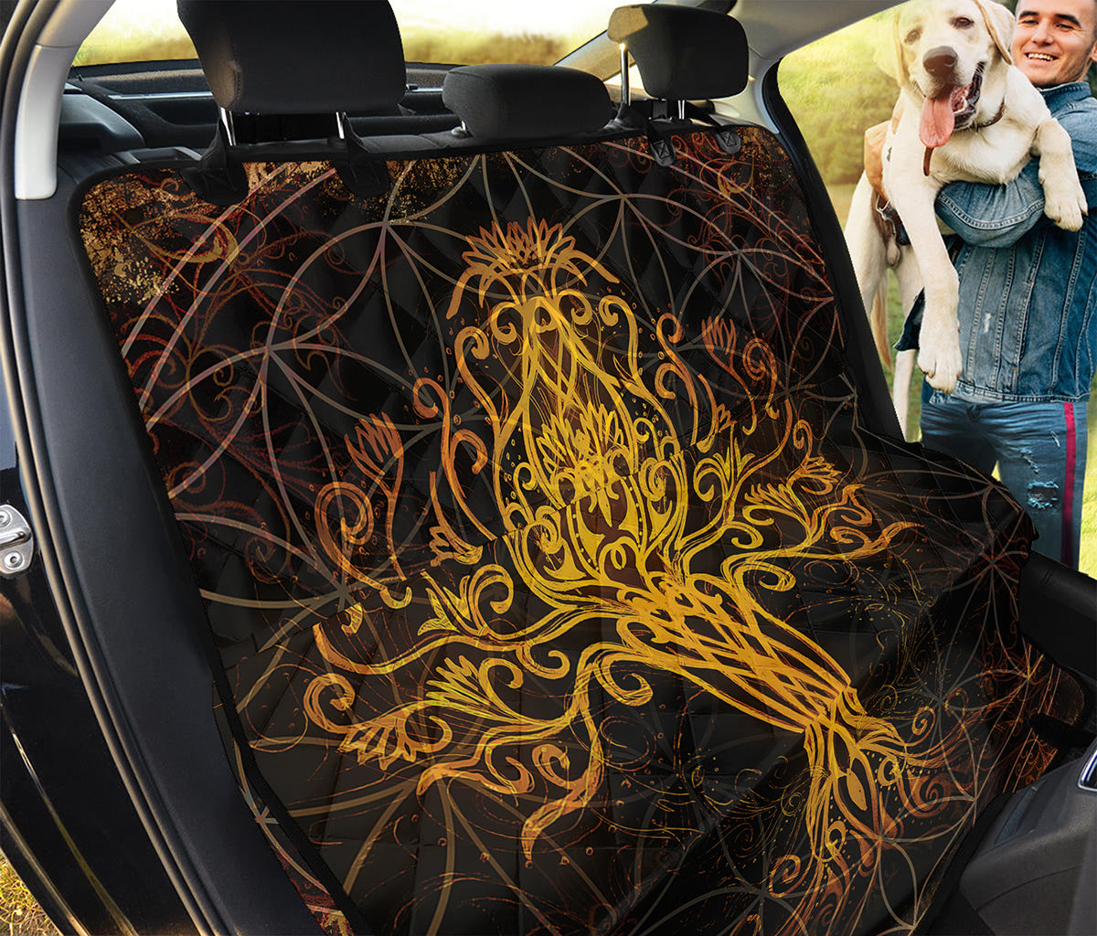 Yggdrasil Tree Of Life Print Pet Car Back Seat Cover