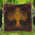 Yggdrasil Tree Of Life Print Quilt
