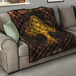Yggdrasil Tree Of Life Print Quilt