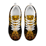 Yggdrasil Tree Of Life Print White Sneakers