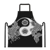 Yin And Yang Koi Carp Fish Print Apron