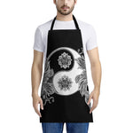 Yin And Yang Koi Carp Fish Print Apron