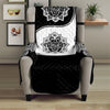 Yin And Yang Koi Carp Fish Print Armchair Protector