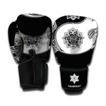 Yin And Yang Koi Carp Fish Print Boxing Gloves