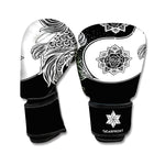 Yin And Yang Koi Carp Fish Print Boxing Gloves