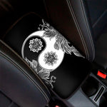 Yin And Yang Koi Carp Fish Print Car Center Console Cover