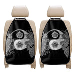 Yin And Yang Koi Carp Fish Print Car Seat Organizers