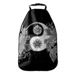 Yin And Yang Koi Carp Fish Print Car Seat Organizers