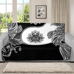 Yin And Yang Koi Carp Fish Print Futon Protector