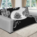 Yin And Yang Koi Carp Fish Print Futon Protector