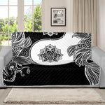 Yin And Yang Koi Carp Fish Print Futon Protector