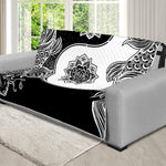 Yin And Yang Koi Carp Fish Print Futon Protector