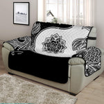 Yin And Yang Koi Carp Fish Print Half Sofa Protector