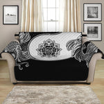 Yin And Yang Koi Carp Fish Print Loveseat Protector