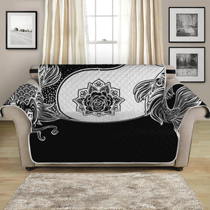 Yin And Yang Koi Carp Fish Print Loveseat Protector