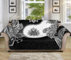 Yin And Yang Koi Carp Fish Print Sofa Protector