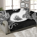 Yin And Yang Koi Carp Fish Print Sofa Protector