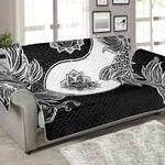 Yin And Yang Koi Carp Fish Print Sofa Protector