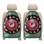 Yin Yang Chinese Zodiac Signs Print Car Seat Organizers