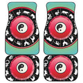 Yin Yang Chinese Zodiac Signs Print Front and Back Car Floor Mats