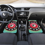 Yin Yang Chinese Zodiac Signs Print Front Car Floor Mats