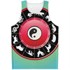 Yin Yang Chinese Zodiac Signs Print Men's Tank Top