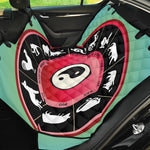 Yin Yang Chinese Zodiac Signs Print Pet Car Back Seat Cover