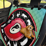Yin Yang Chinese Zodiac Signs Print Pet Car Back Seat Cover
