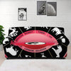 Yin Yang Chinese Zodiac Signs Print Sofa Cover