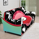 Yin Yang Chinese Zodiac Signs Print Sofa Cover