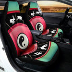 Yin Yang Chinese Zodiac Signs Print Universal Fit Car Seat Covers