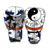 Yin Yang Chinese Zodiac Wheel Print Boxing Gloves