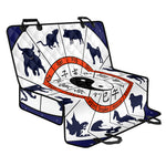 Yin Yang Chinese Zodiac Wheel Print Pet Car Back Seat Cover