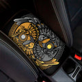 Yin Yang Owl Print Car Center Console Cover