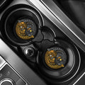 Yin Yang Owl Print Car Coasters