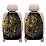 Yin Yang Owl Print Car Seat Organizers