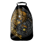 Yin Yang Owl Print Car Seat Organizers