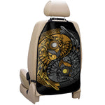 Yin Yang Owl Print Car Seat Organizers