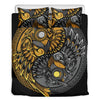 Yin Yang Owl Print Duvet Cover Bedding Set