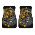 Yin Yang Owl Print Front Car Floor Mats