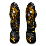 Yin Yang Owl Print Muay Thai Shin Guard