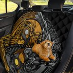 Yin Yang Owl Print Pet Car Back Seat Cover