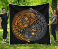 Yin Yang Owl Print Quilt