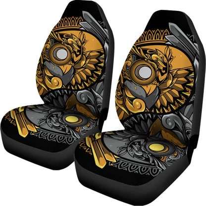 Yin Yang Owl Print Universal Fit Car Seat Covers