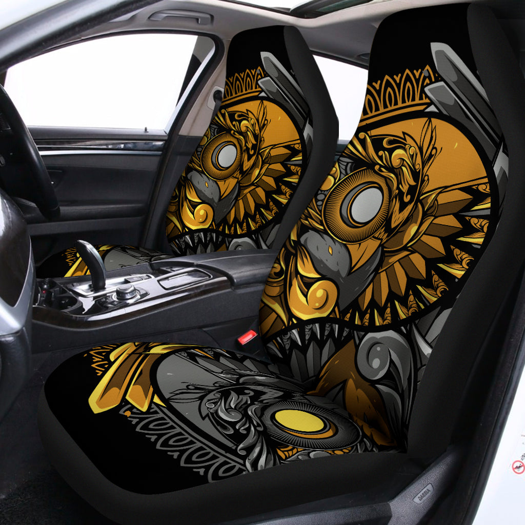 Yin Yang Owl Print Universal Fit Car Seat Covers