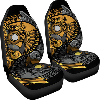 Yin Yang Owl Print Universal Fit Car Seat Covers