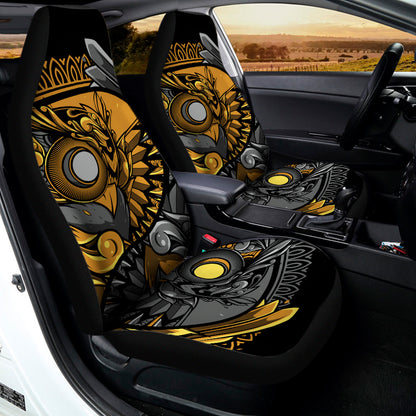Yin Yang Owl Print Universal Fit Car Seat Covers